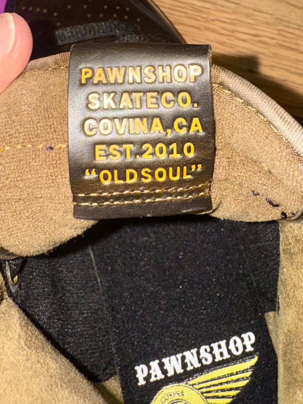 NWOB Nike SB Dunk High Pawnshop Skate Co "Old Soul" black gold size 7.5 - Picture 3 of 11